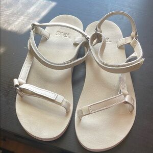 Women's Teva Cream Strappy Sandals